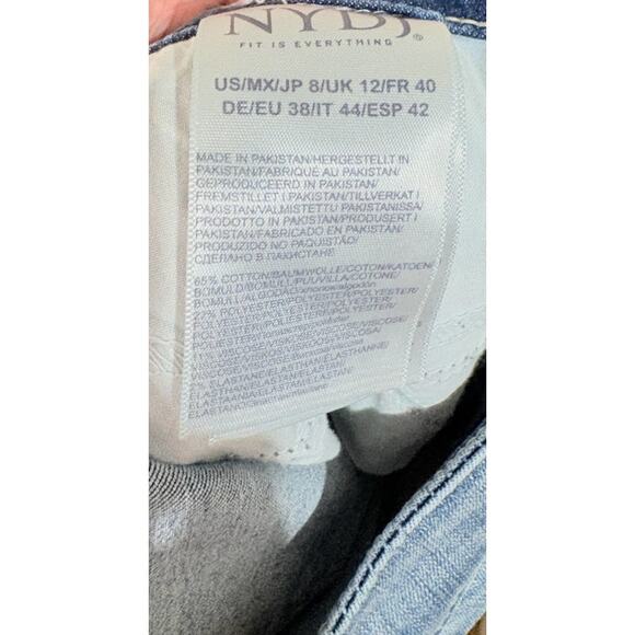 NYDJ Women's Marilyn Straight Ankle Jeans Lift Tuck Technology Jeans Size 8 - Picture 7 of 7